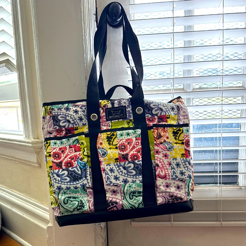 Scout Red and Pink Floral Totes with Durable Design